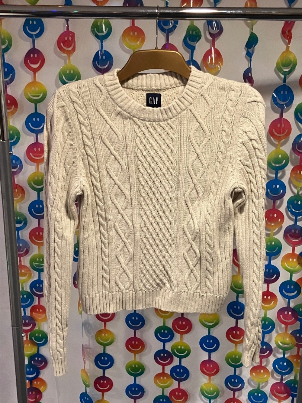GAP Cable-Knit Crewneck Sweater (Women’s Medium)